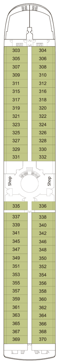 RV Century Legend deck plan — Promenade Deck