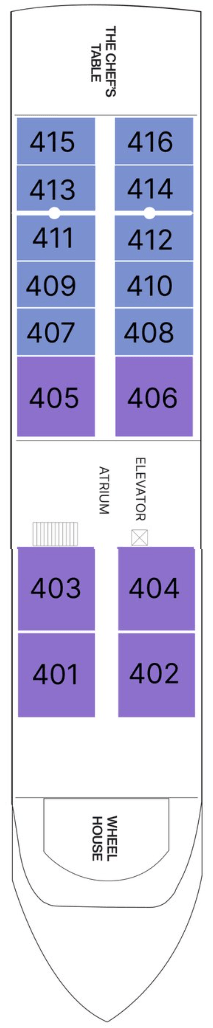 AmaCleo deck plan — Jasmine Deck