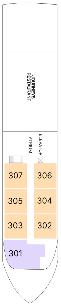 AmaCleo deck plan — Lily Deck