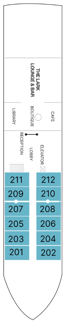 AmaCleo deck plan — Lotus Deck