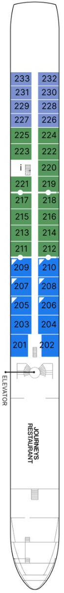 AmaFiora deck plan — Cello Deck
