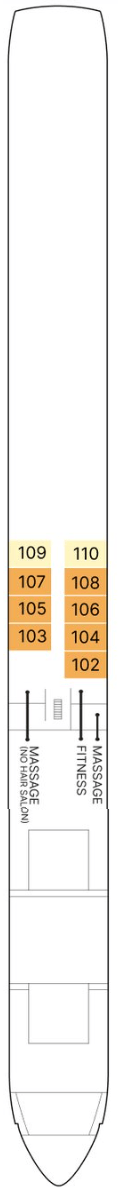 AmaFiora deck plan — Piano Deck