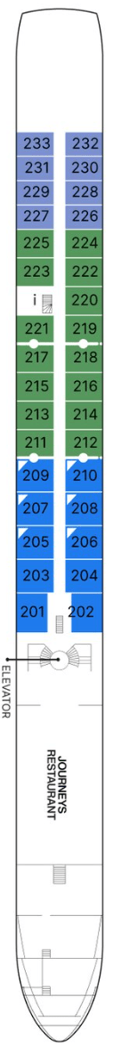 AmaSofia deck plan — Cello Deck