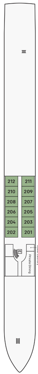 S.S. Helen deck plan — Moselle Deck