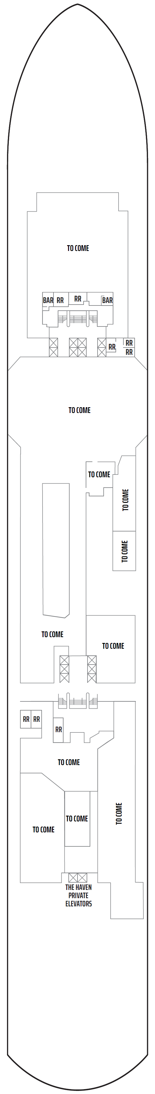 Norwegian Bella deck plan — Deck 06