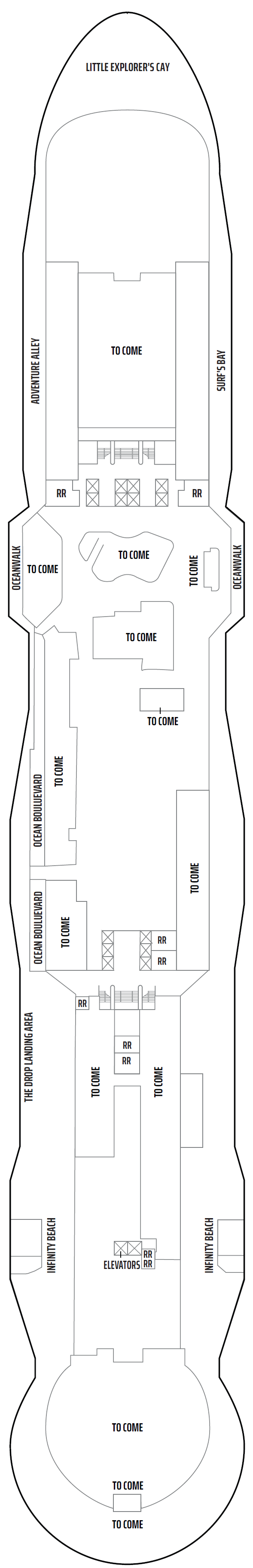 Norwegian Bella deck plan — Deck 08