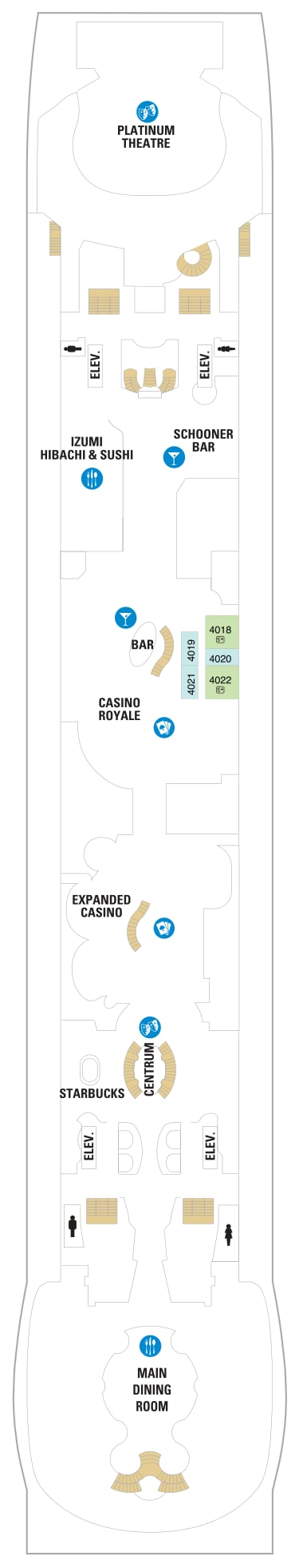 Liberty of the Seas deck plan — Deck 04