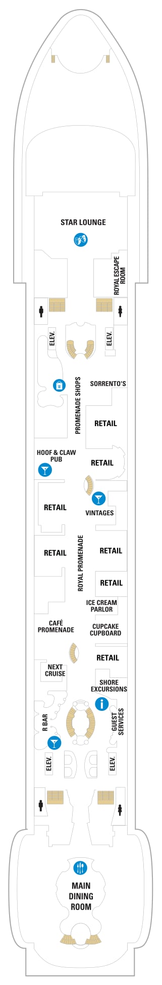 Liberty of the Seas deck plan — Deck 05