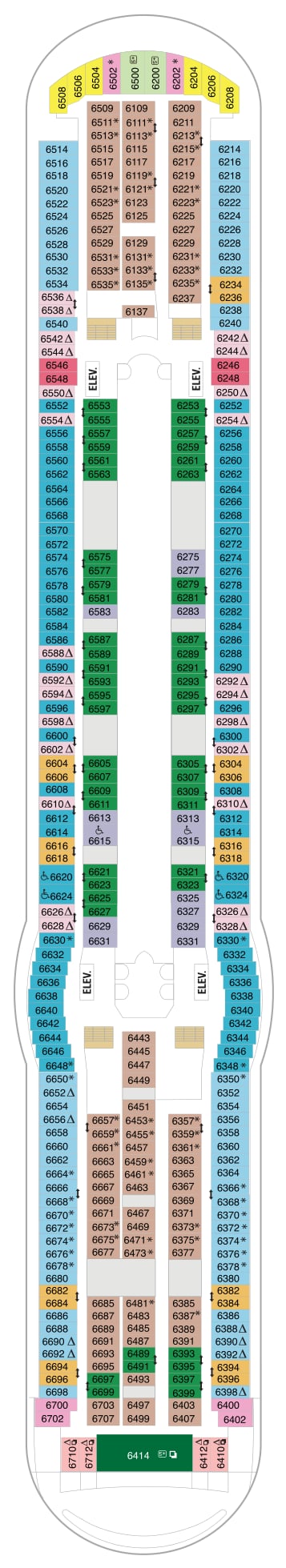 Liberty of the Seas deck plan — Deck 06