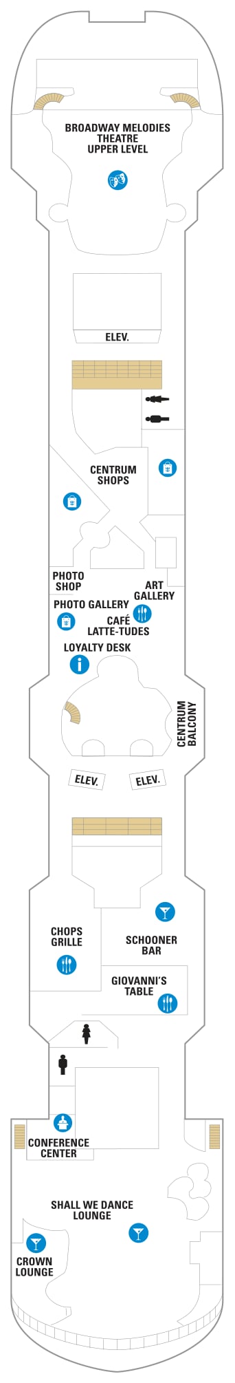 Rhapsody of the Seas deck plan — Deck 06