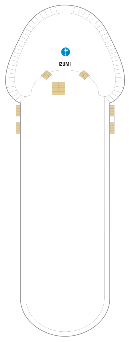 Rhapsody of the Seas deck plan — Deck 12