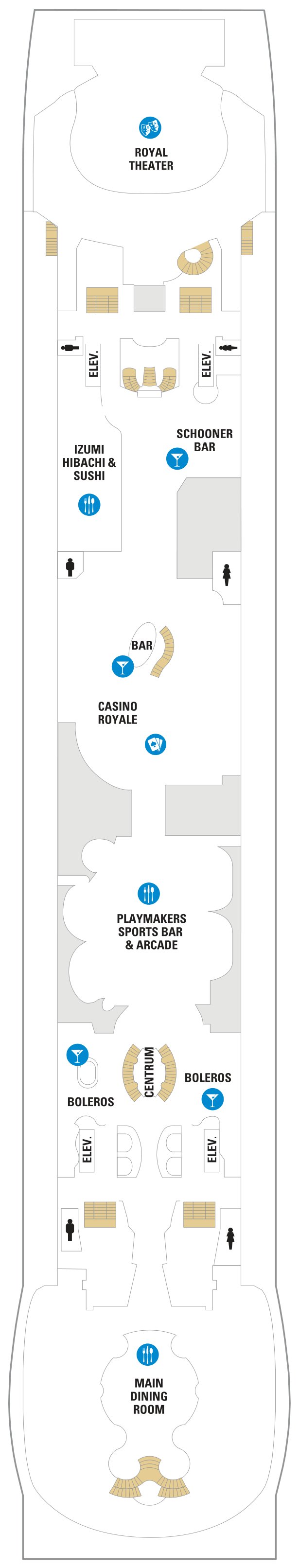 Freedom of the Seas deck plan — Deck 04