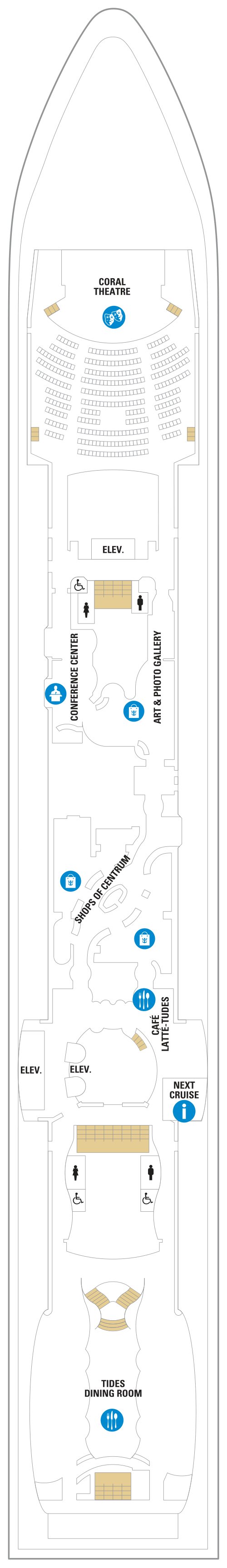 Jewel of the Seas deck plan — Deck 05