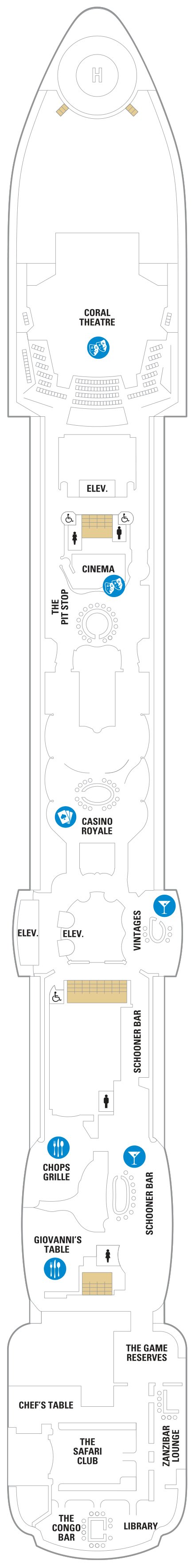 Jewel of the Seas deck plan — Deck 06