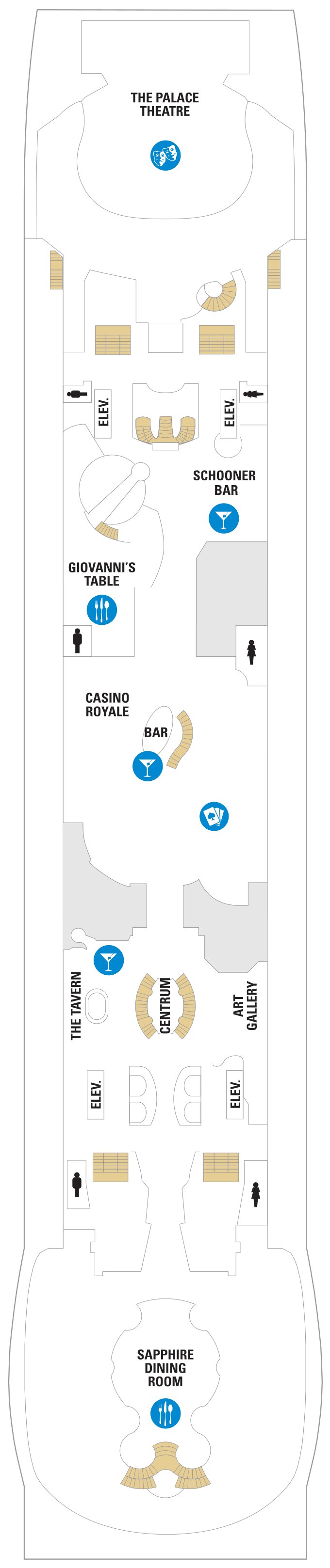 Explorer of the Seas deck plan — Deck 04