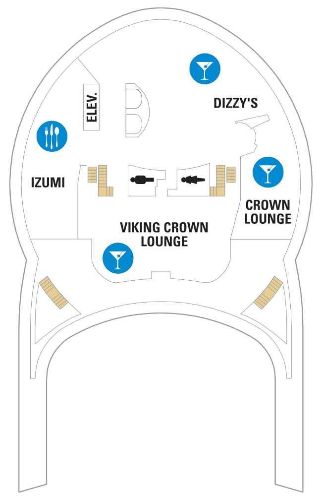 Explorer of the Seas deck plan — Deck 14