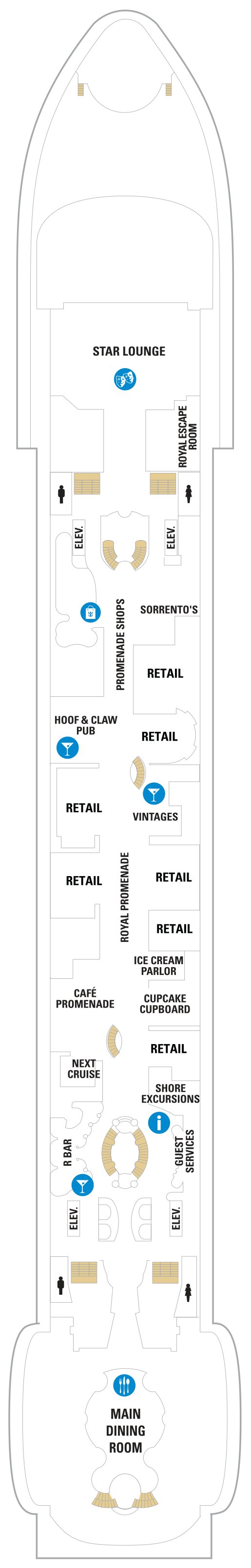 Liberty of the Seas deck plan — Deck 05