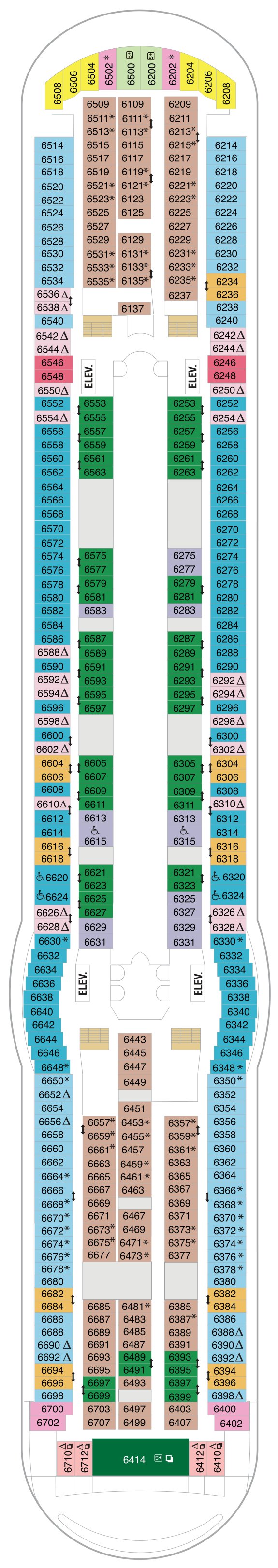Liberty of the Seas deck plan — Deck 06