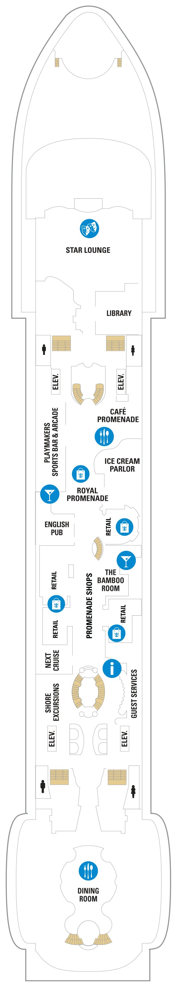 Mariner of the Seas deck plan — Deck 05