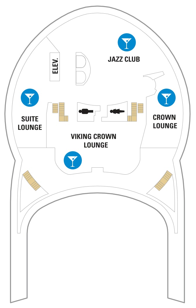 Mariner of the Seas deck plan — Deck 14