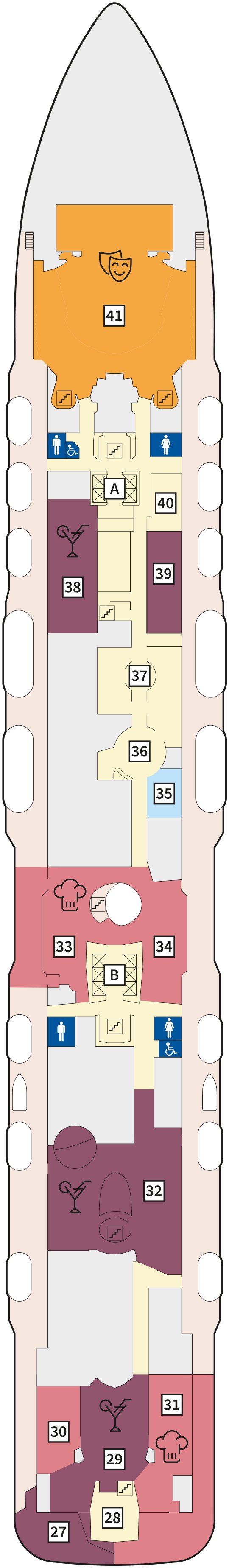 Mein Schiff 4 deck plan — 5 Pier