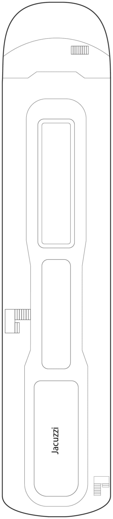 Riviera Alba deck plan — Sun Deck