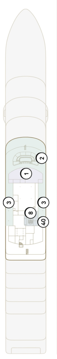 Scenic Ikon deck plan — Deck 10