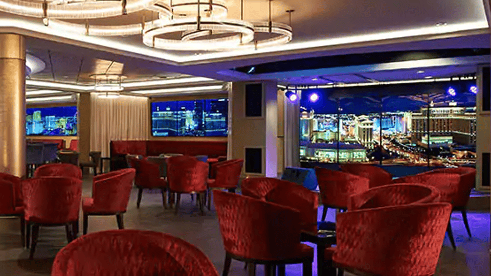 LED screens showcasing gorgeous skylines
